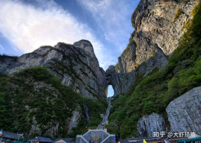 四門)賀龍公園》:(御筆峰,仙女散花,西海,雲青巖,天子觀景臺)大觀臺》