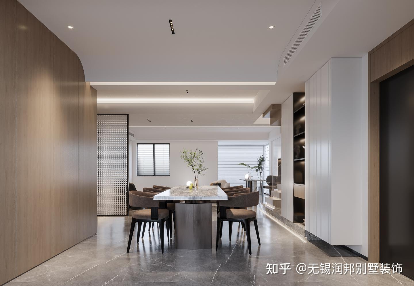 245㎡现代风格装修设计，简约实用至上，精致、优雅也不可少！ - 知乎