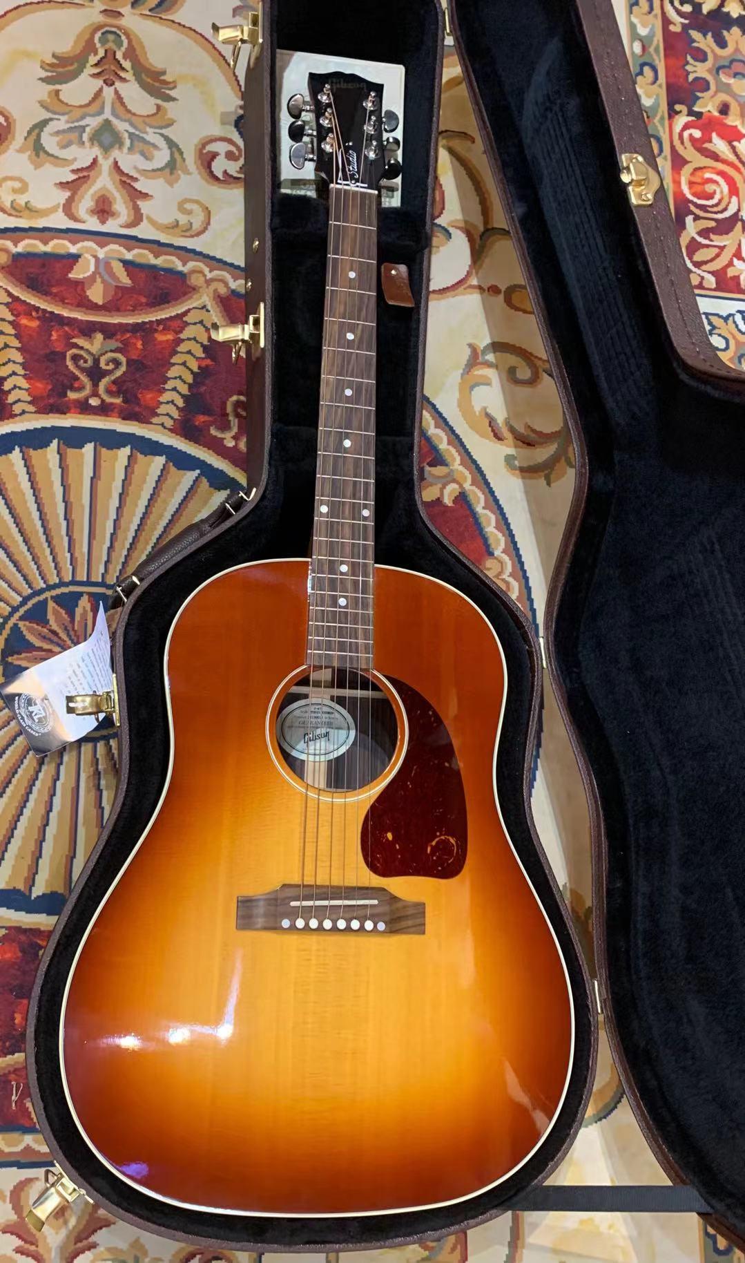 "大g"gibson j45 studio rosewood日落色/原木色,深圳现货介绍.