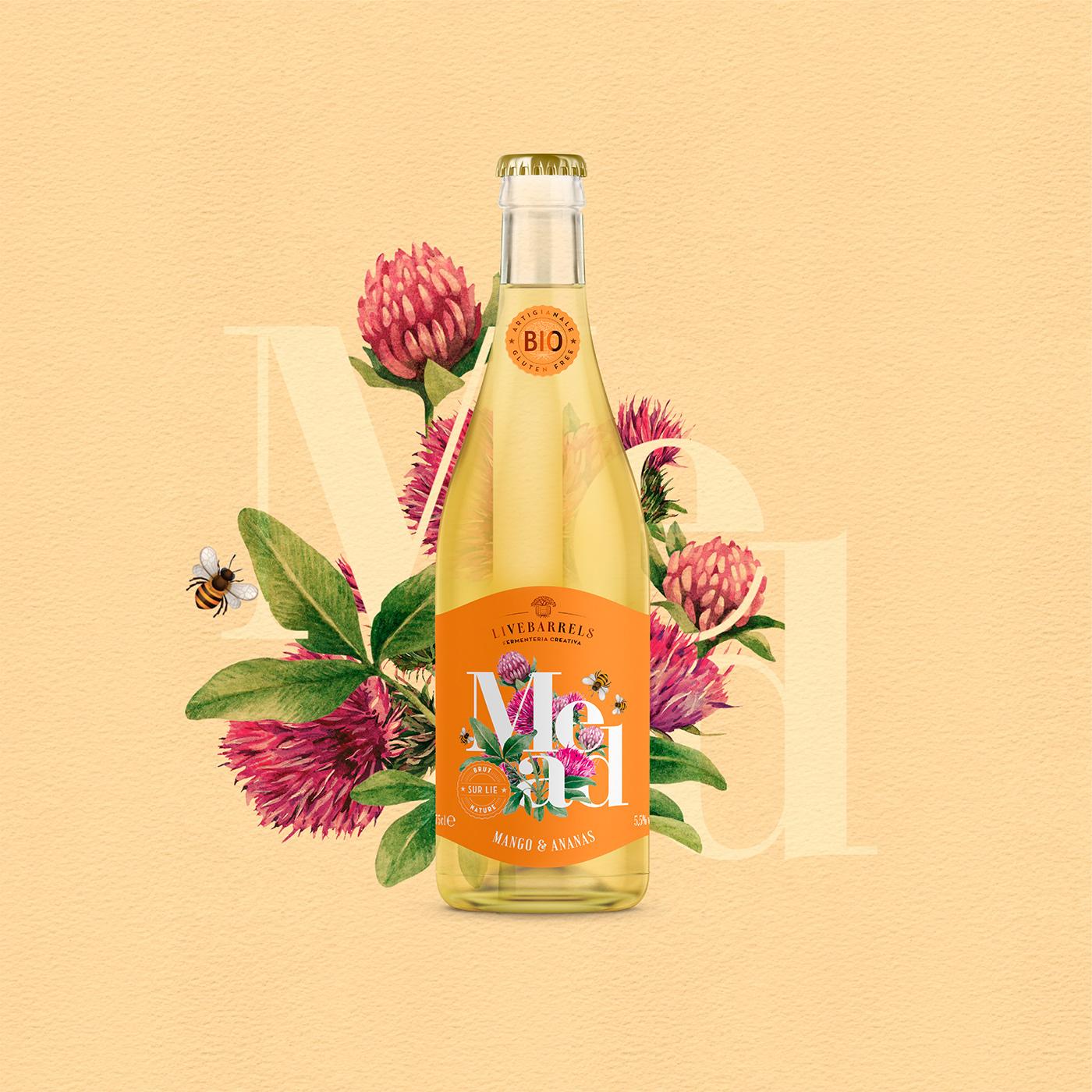 livebarrels果酒包装设计