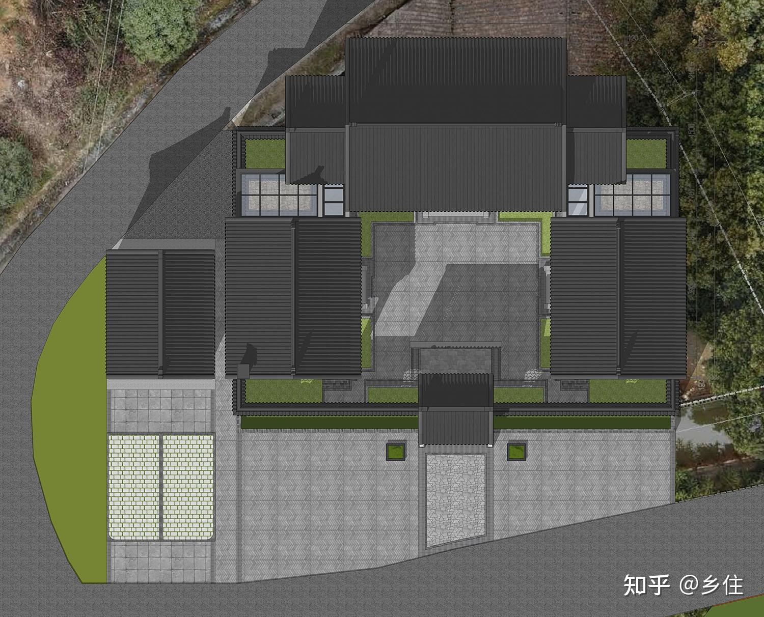 佈局,再有場地限制的前提下,一層主房做套臥,客餐廳,棋牌室及保姆房等