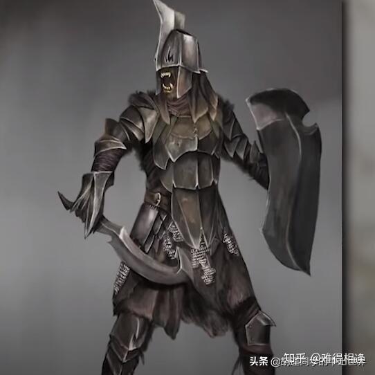 在霍比特人电影中,我们看到了冈达巴德兽人比一般的兽人要强壮,高大