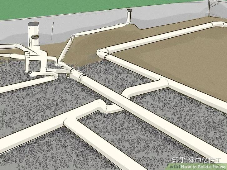 自建房排污预埋效果图图片