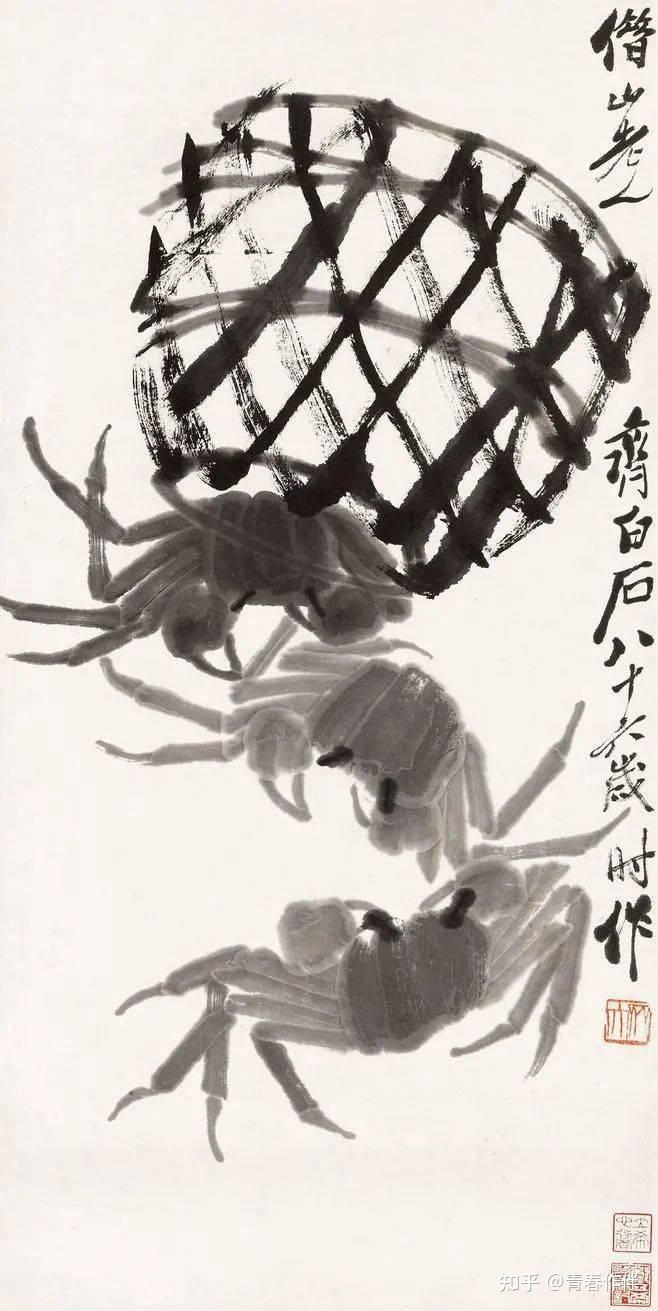 齐白石画的螃蟹也是一绝
