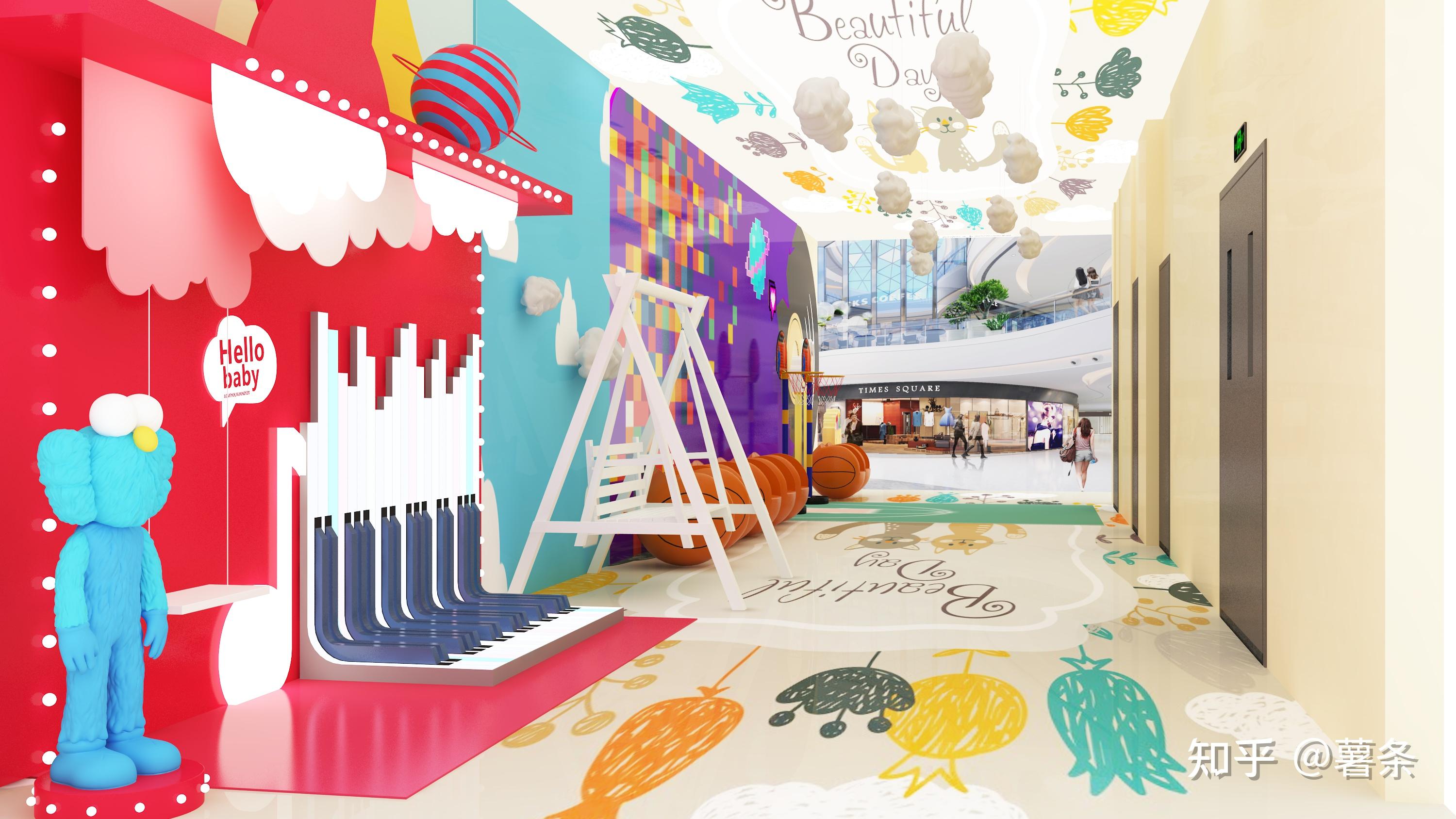 通道包装楼梯包装户外美陈树洞薯条