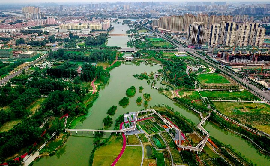 中铁置业亳州北部新城陵西湖公园绿色发展理念获点赞