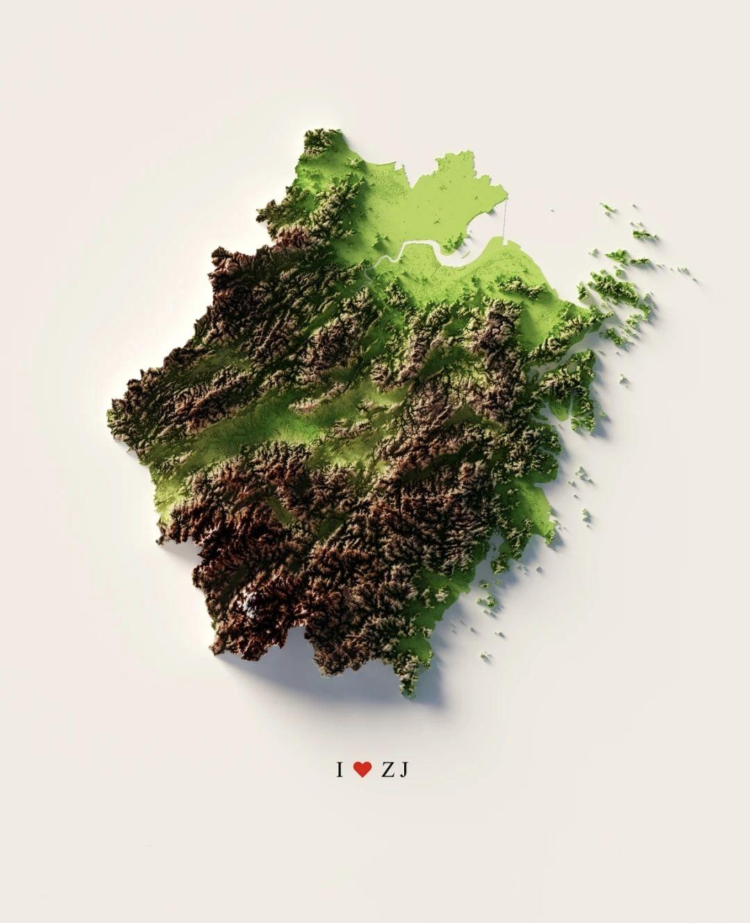 中国各省地形图(一) - 知乎