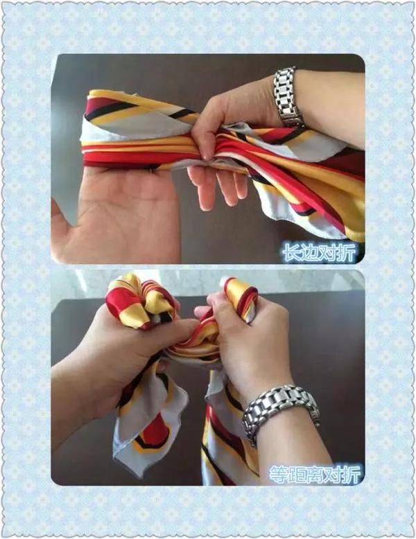 飞行帮资讯你知道空乘丝巾新叠法