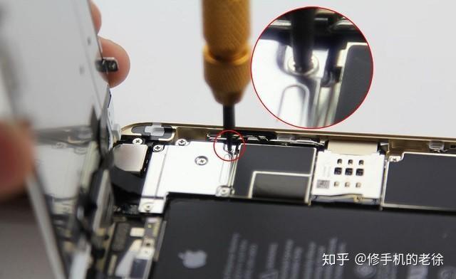 上家拆機導致iphone6屏幕不顯示揭秘蘋果手機螺絲孔下的秘密