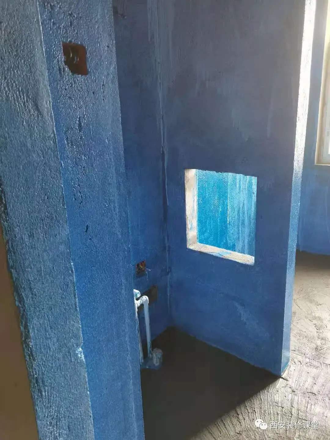 干区超薄墙体双面壁龛做法