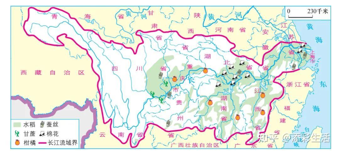 长江流域示意图(收藏) - 知乎