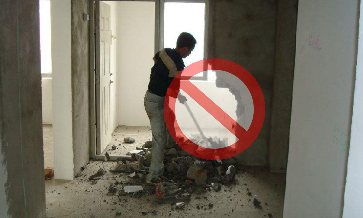 客厅阳台不装门,门垛砸掉好吗?看完再下锤子不迟!