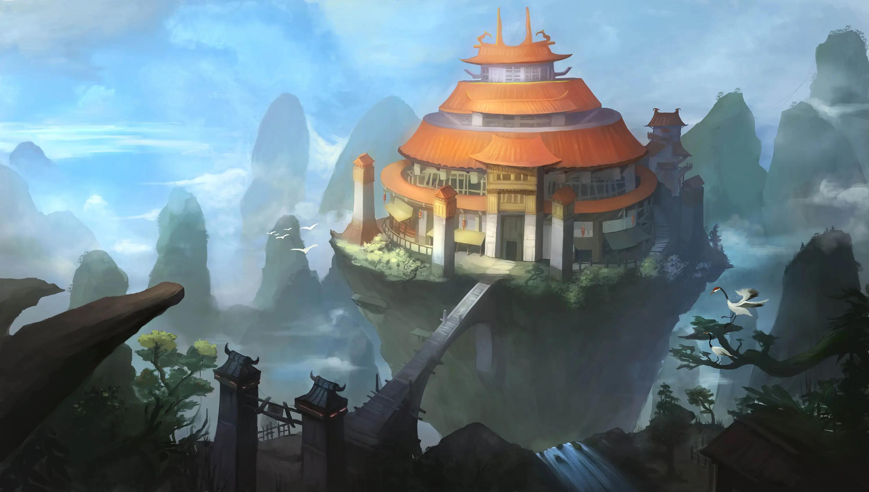 原画的核心在设计上,主要应用在游戏行业,大概分为场景原画,设定原画