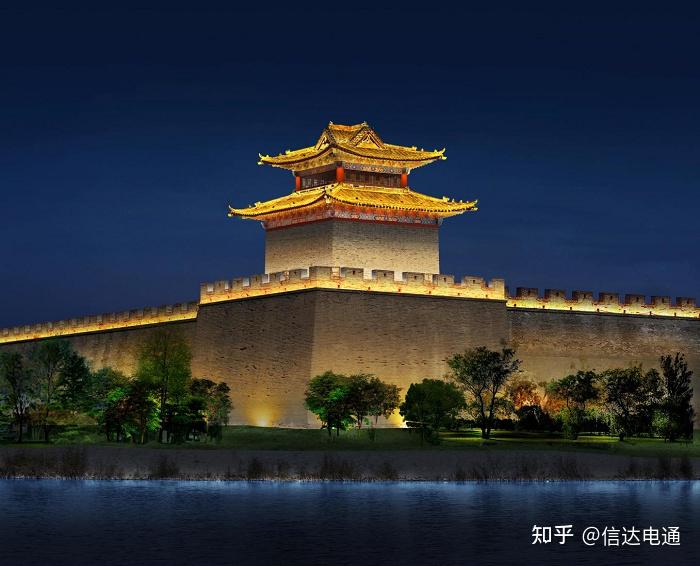 广府古城夜景照明亮化设计工程案例信达电通