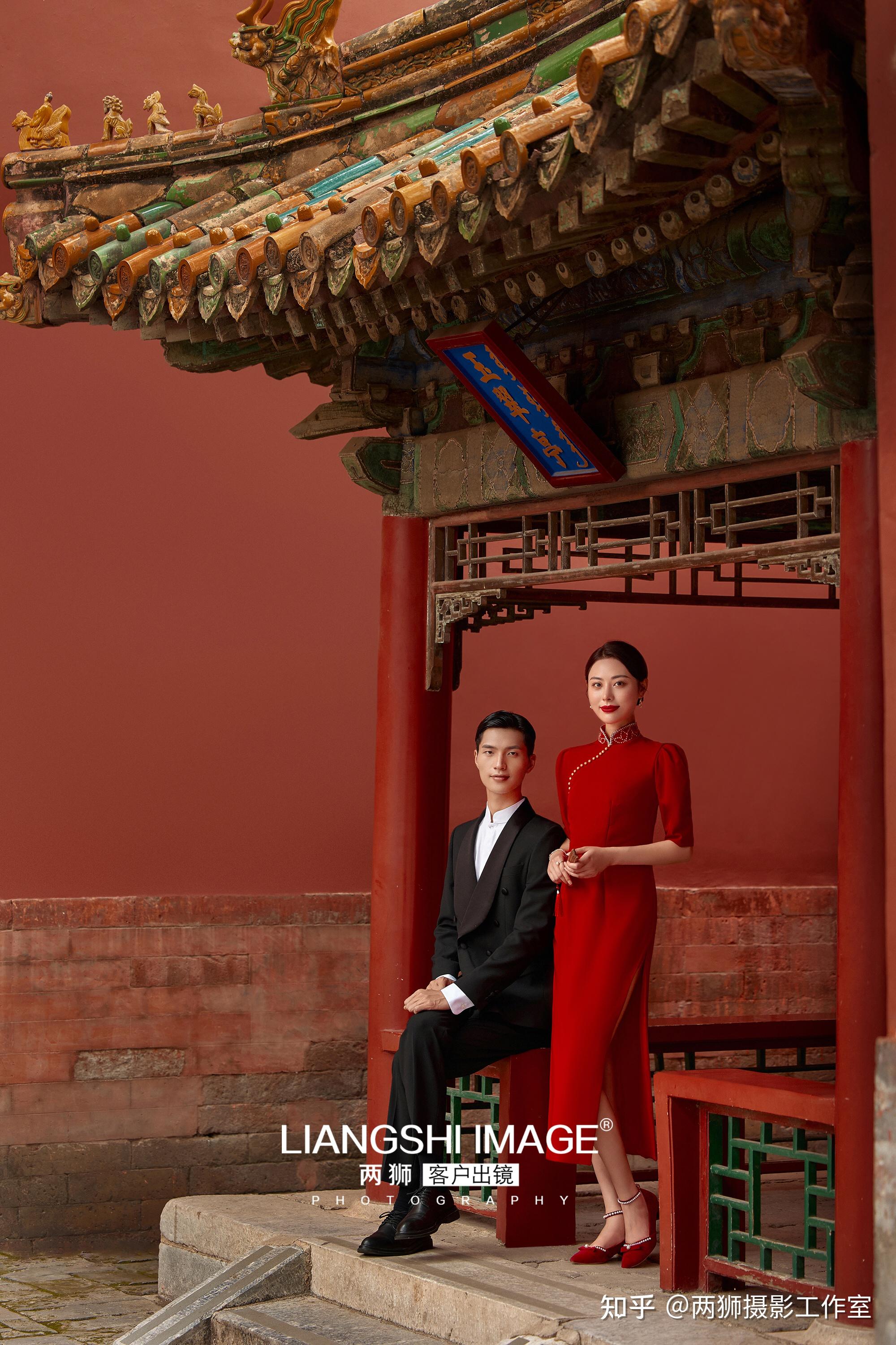 我们交卷啦仪式感爆棚的故宫旗袍婚纱照