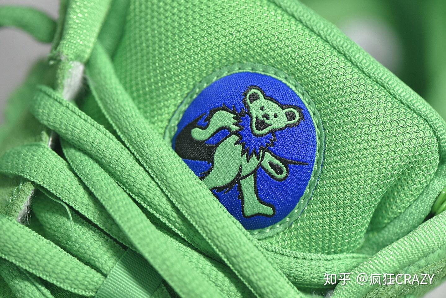 耐克绿色小熊跳舞nikesbdunklowproqsgreenbearspack
