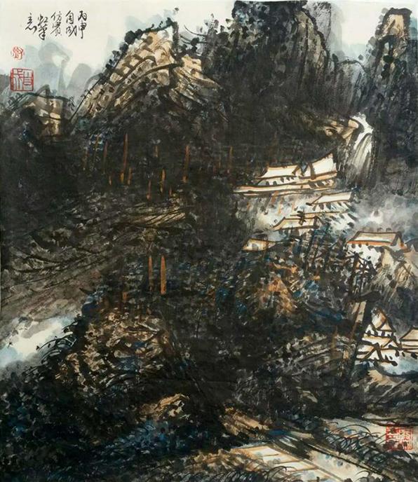 书画家刘自成丹青意造本无法画中有诗