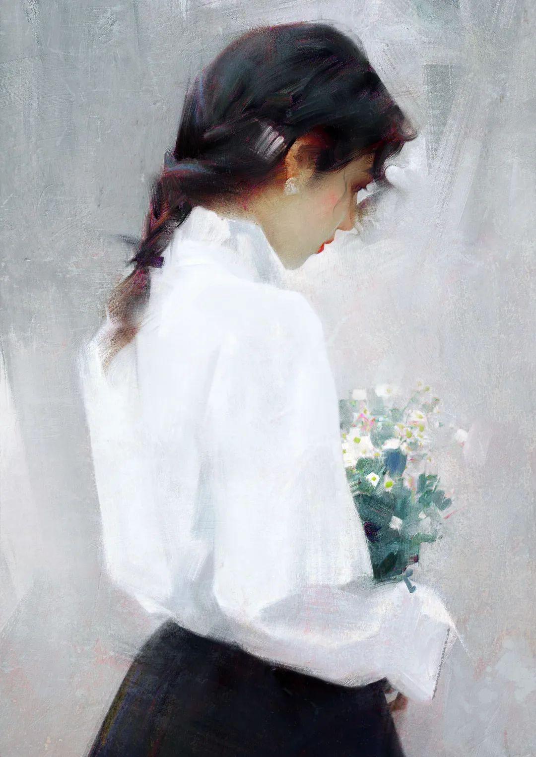 画师推荐】细腻的油画少女！国人厚涂画师Danny lailai 作品赏析- 知乎