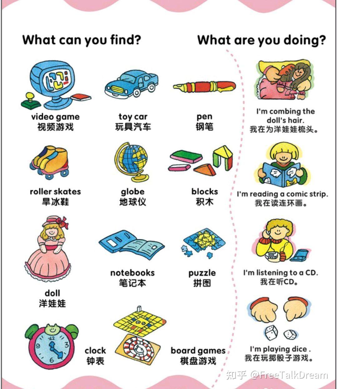 场景化英语词汇图片让孩子轻松记住生活常用词