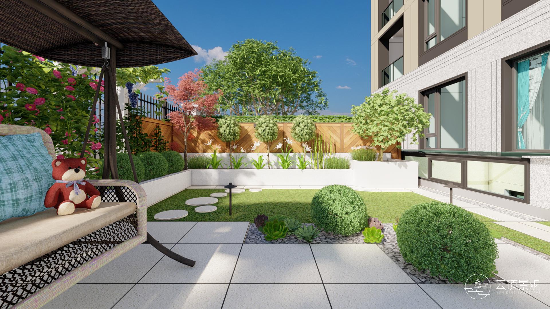 一楼花园设计丨品质生活,打造属于你的私家花园
