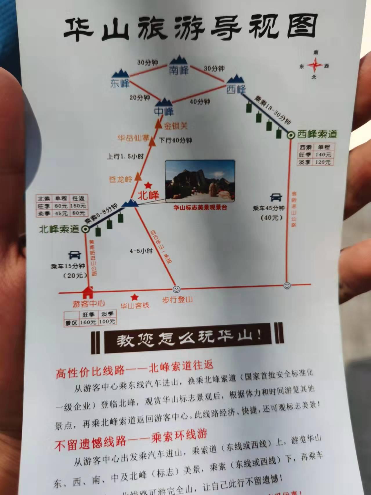 华山旅游攻略(本地人的第n次华山游)