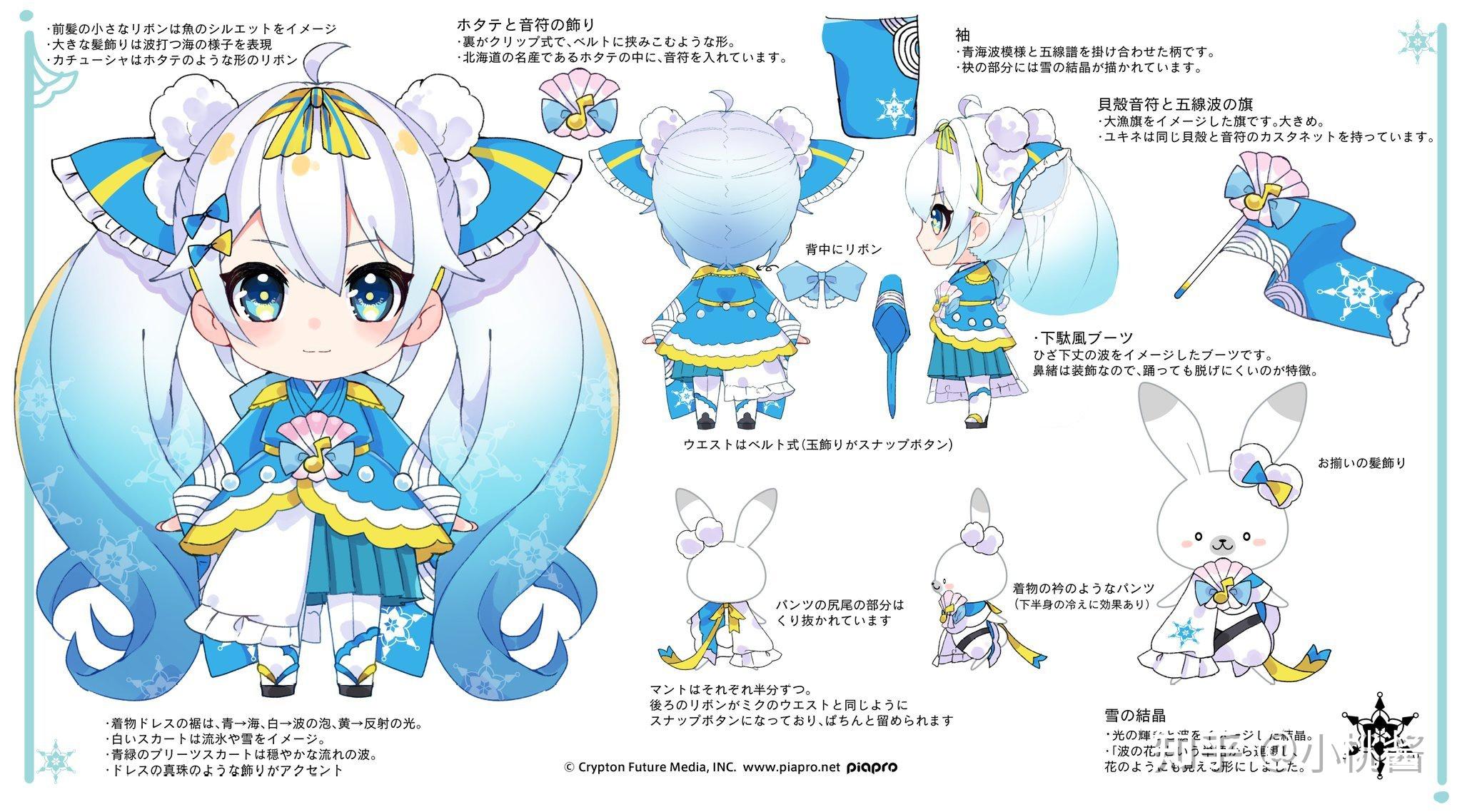 2021年雪初音兔子服装最终投票结果公开真是太可爱了