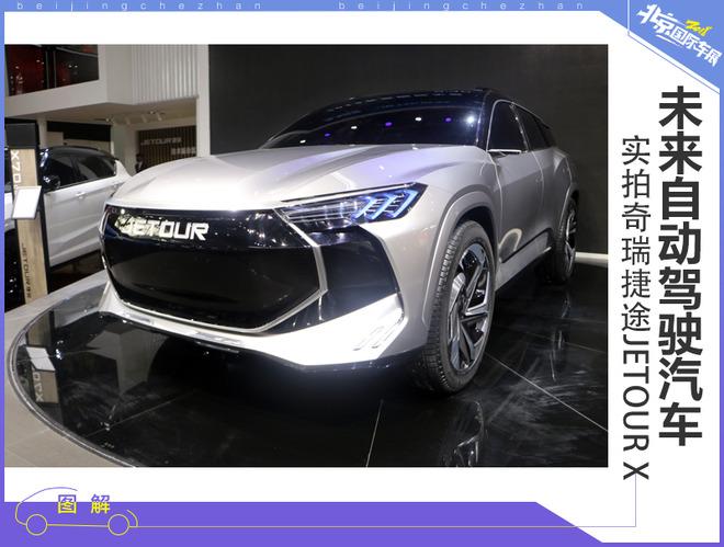 未来自动驾驶汽车实拍奇瑞捷途jetourx