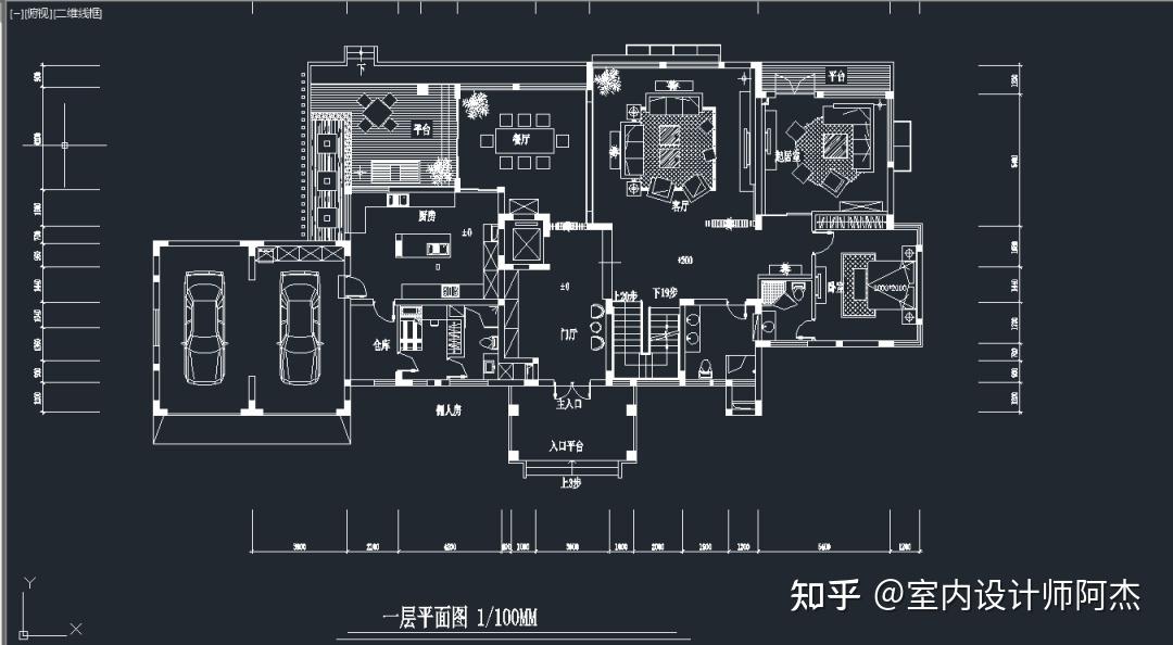 超全100套完整室内设计家装CAD施工图（附效果图） - 知乎