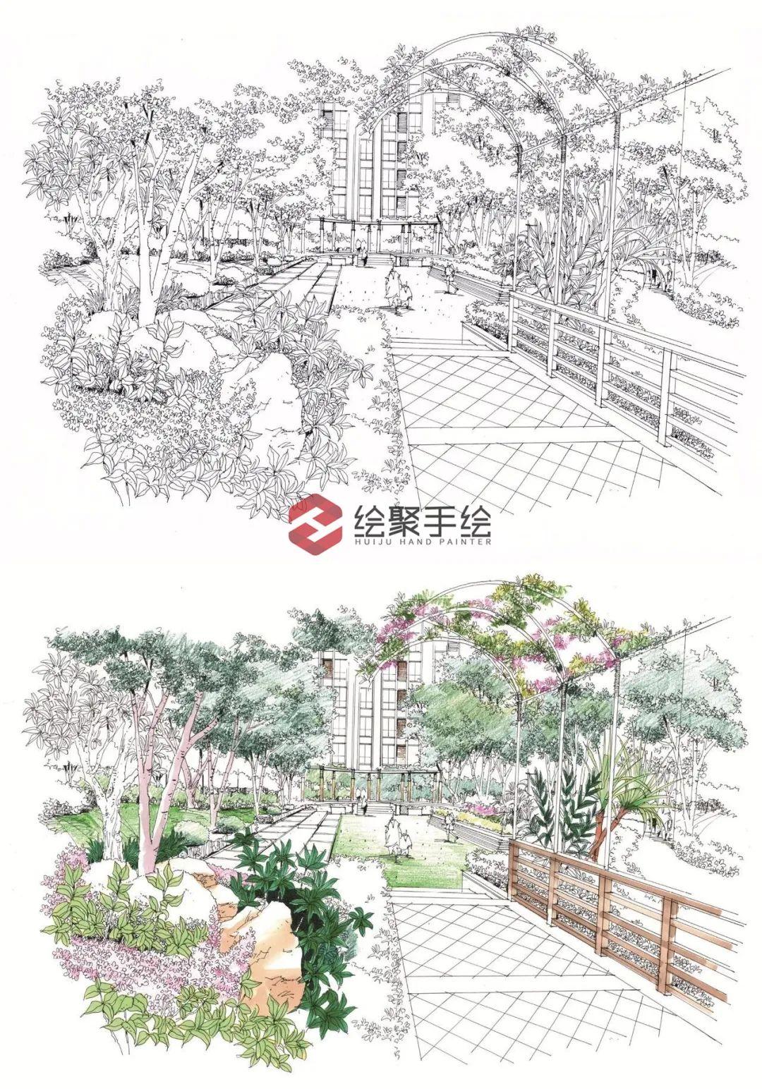 绘聚手绘23寒假-景观手绘提高班 - 知乎