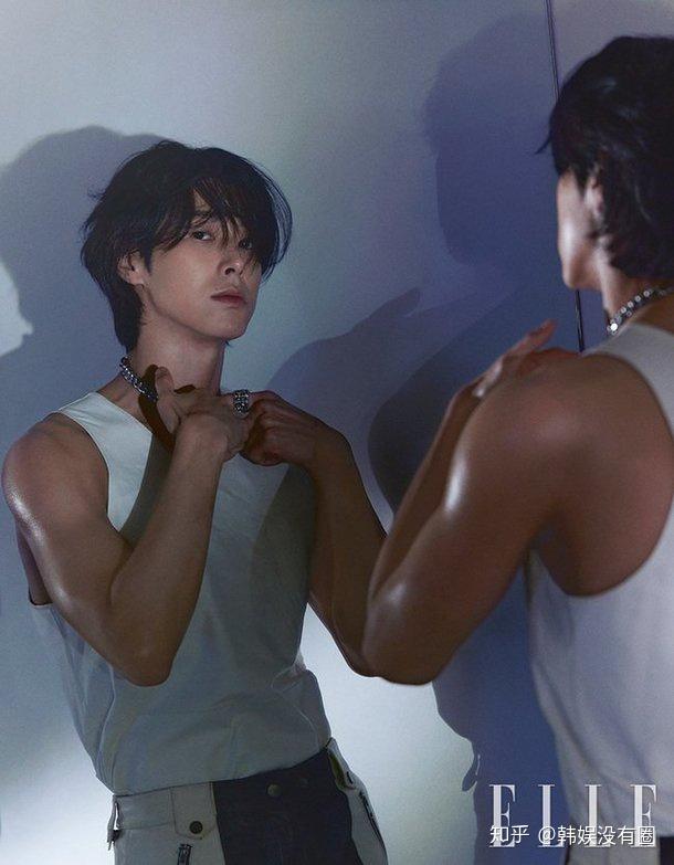 男性荷尔蒙爆发东方神起郑允浩elle画报公开上演湿发诱惑
