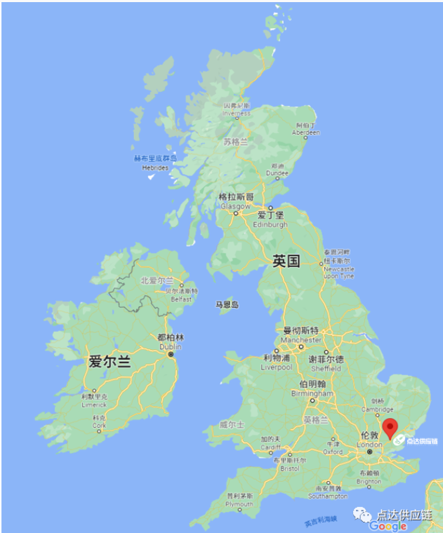 坐落在chelmsford essex(埃塞克斯郡),此处是英国东南沿海的交通要塞