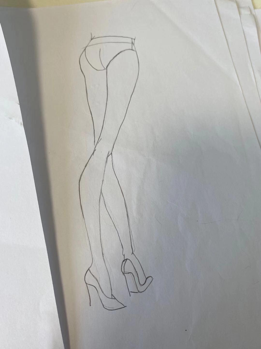 腿部手绘图 - 知乎