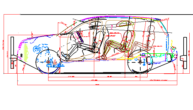 汽车图纸设计图简单图片