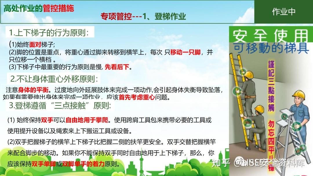 PPT |【课件】特种作业安全培训登高作业（36页） - 知乎