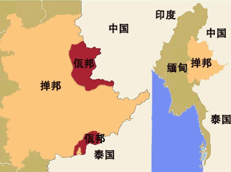 缅甸邦康地图图片