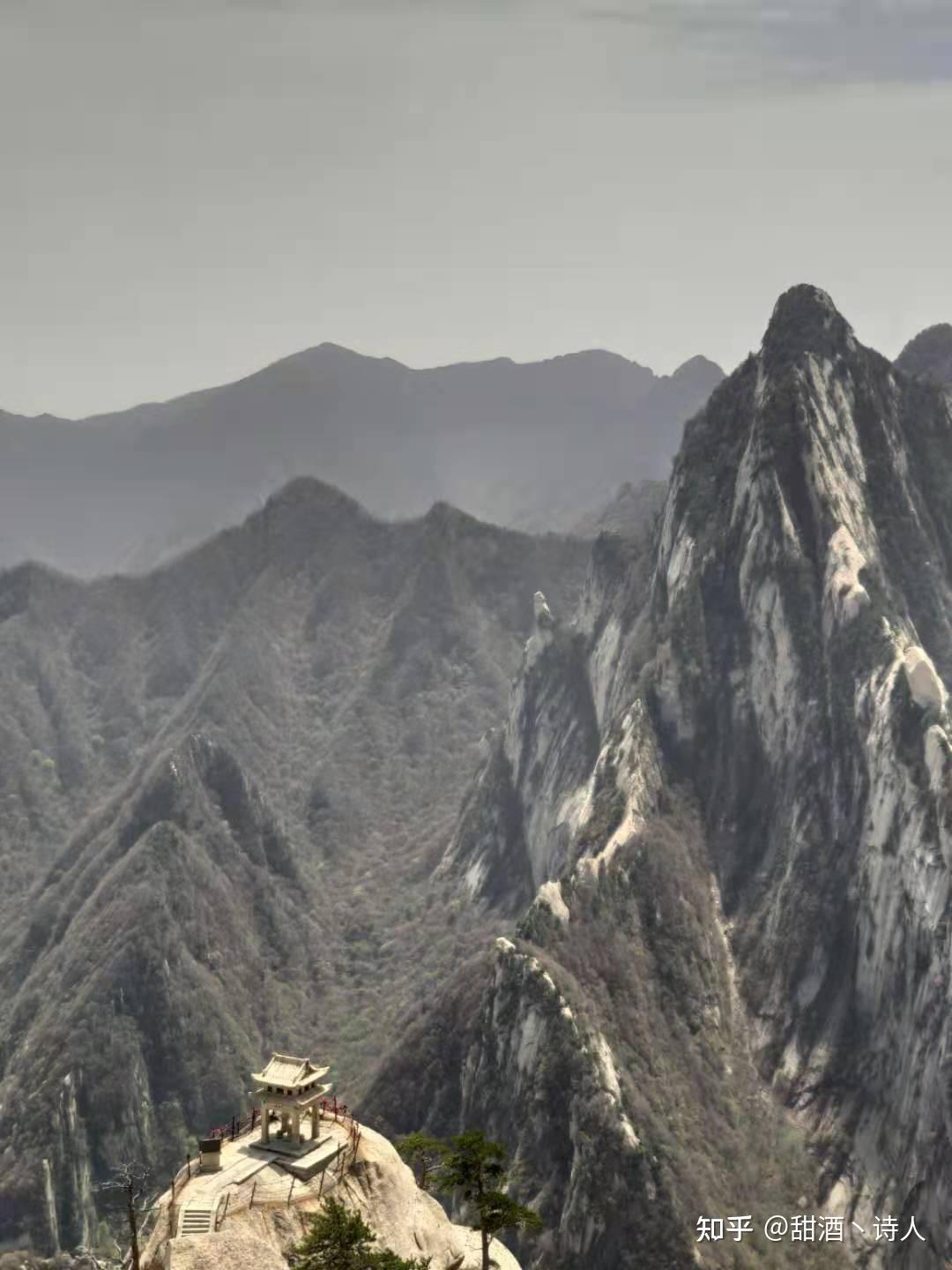 华山一日游(日爬:徒步北上缆车西下)