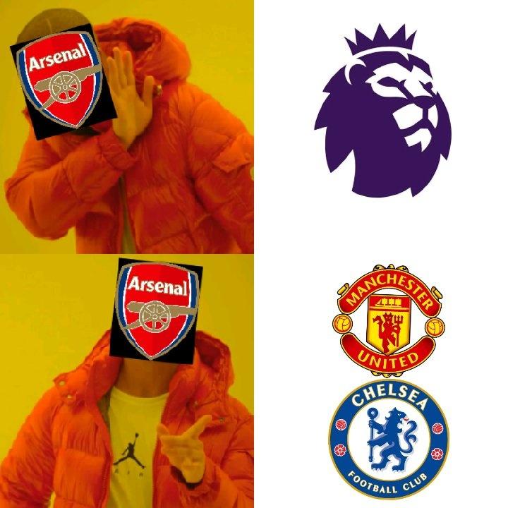 今日趣图英超我阿森纳专打切尔西曼联