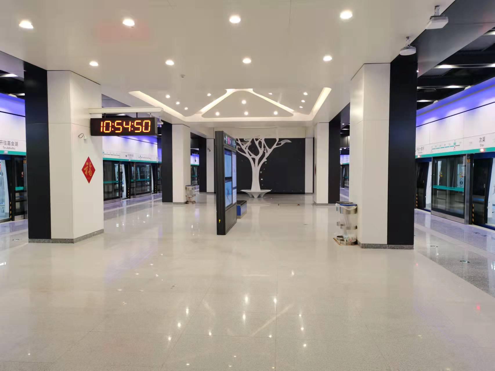 地铁快线的曙光北京地铁1719号线运转中61东南远方