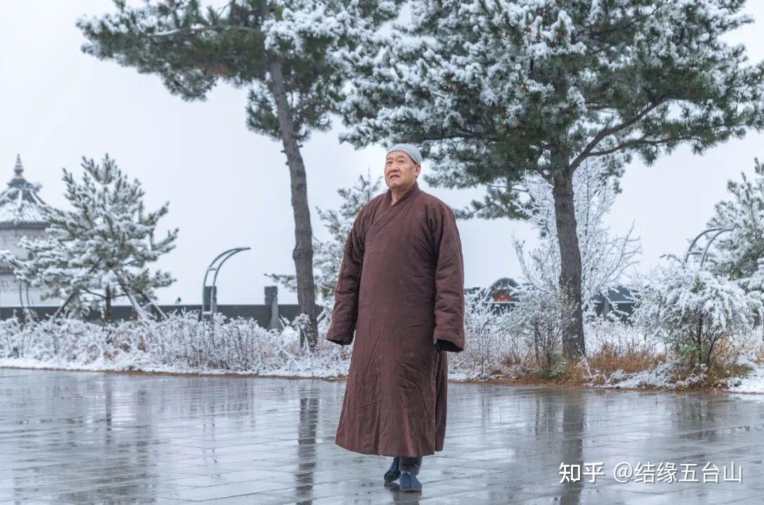 五台山竹林寺:癸卯年第一场瑞雪