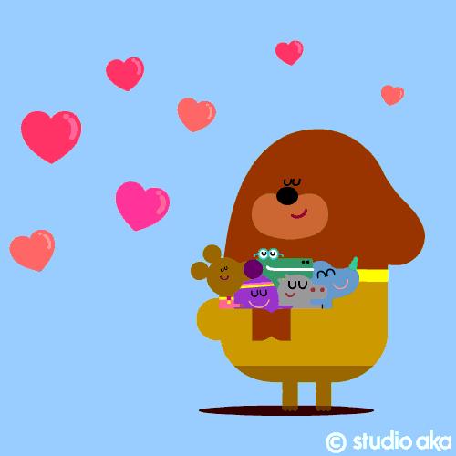 狗狗道奇dugggee是这所幼儿园的老师兼保育员,每天带领幼儿园的小朋友