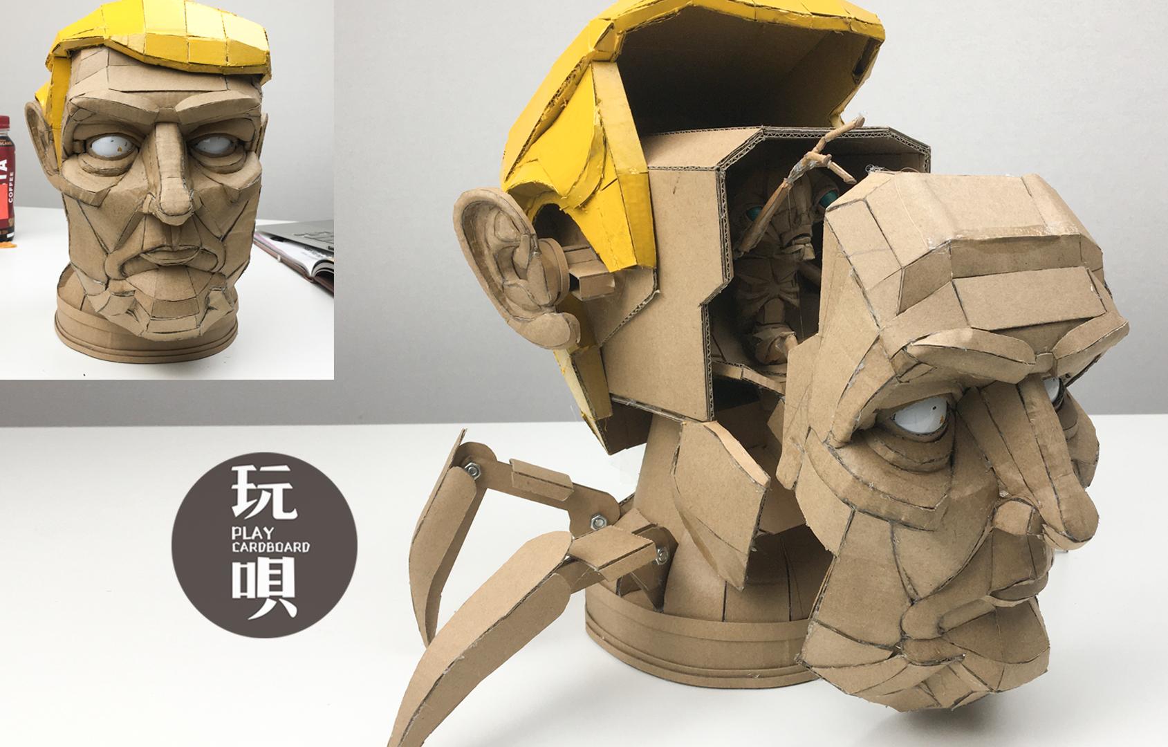 纸板手工复刻雷神之斧