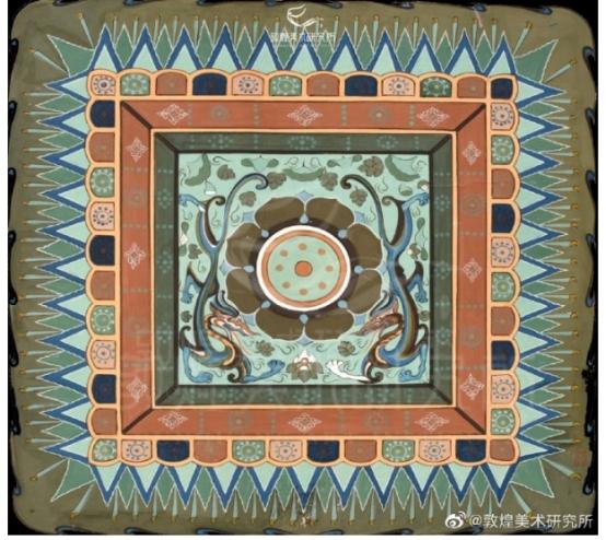从藻井看敦煌二敦煌艺术作品赏析