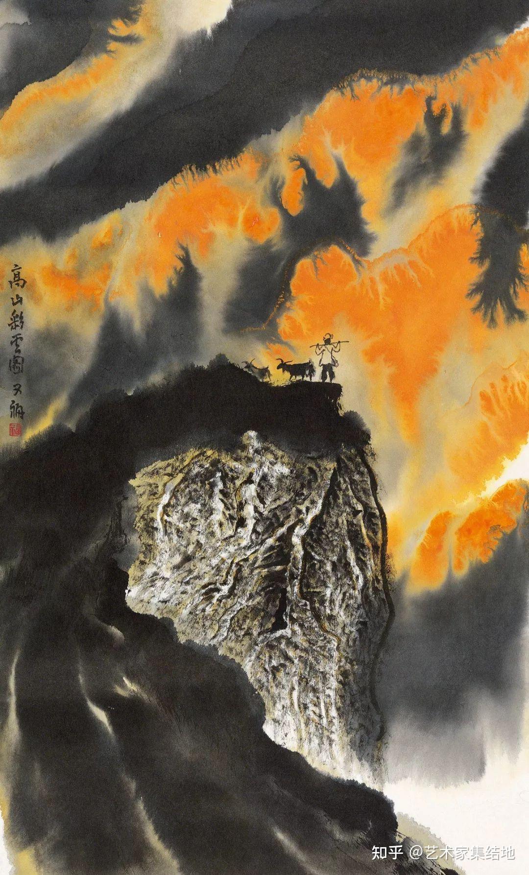 当代著名画家,美术教育家贾又福国画作品欣赏