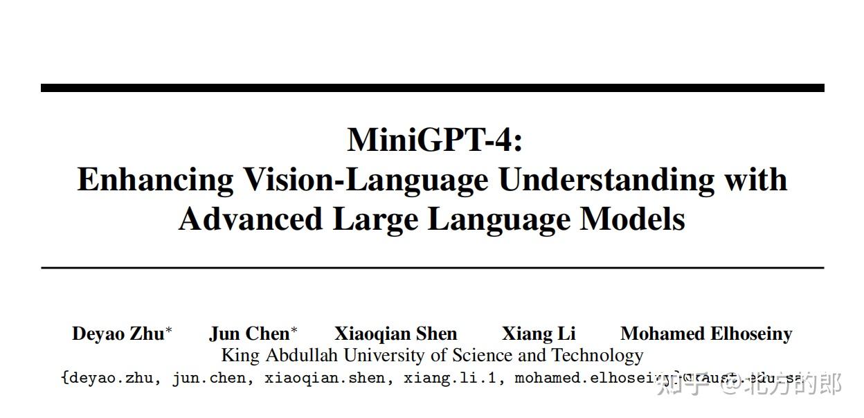 MiniGPT-4来了、脱胎于LLama、多模态、开源好用 - 知乎