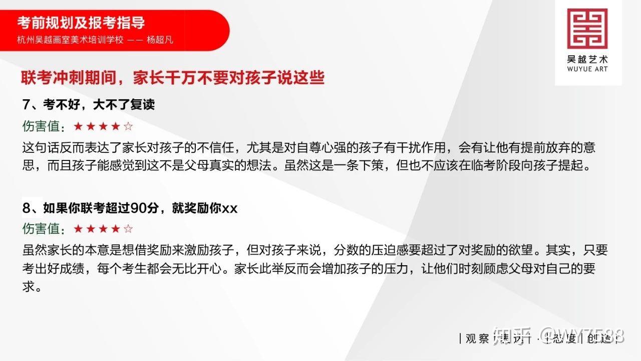 美术艺考生家长经验分享(二)