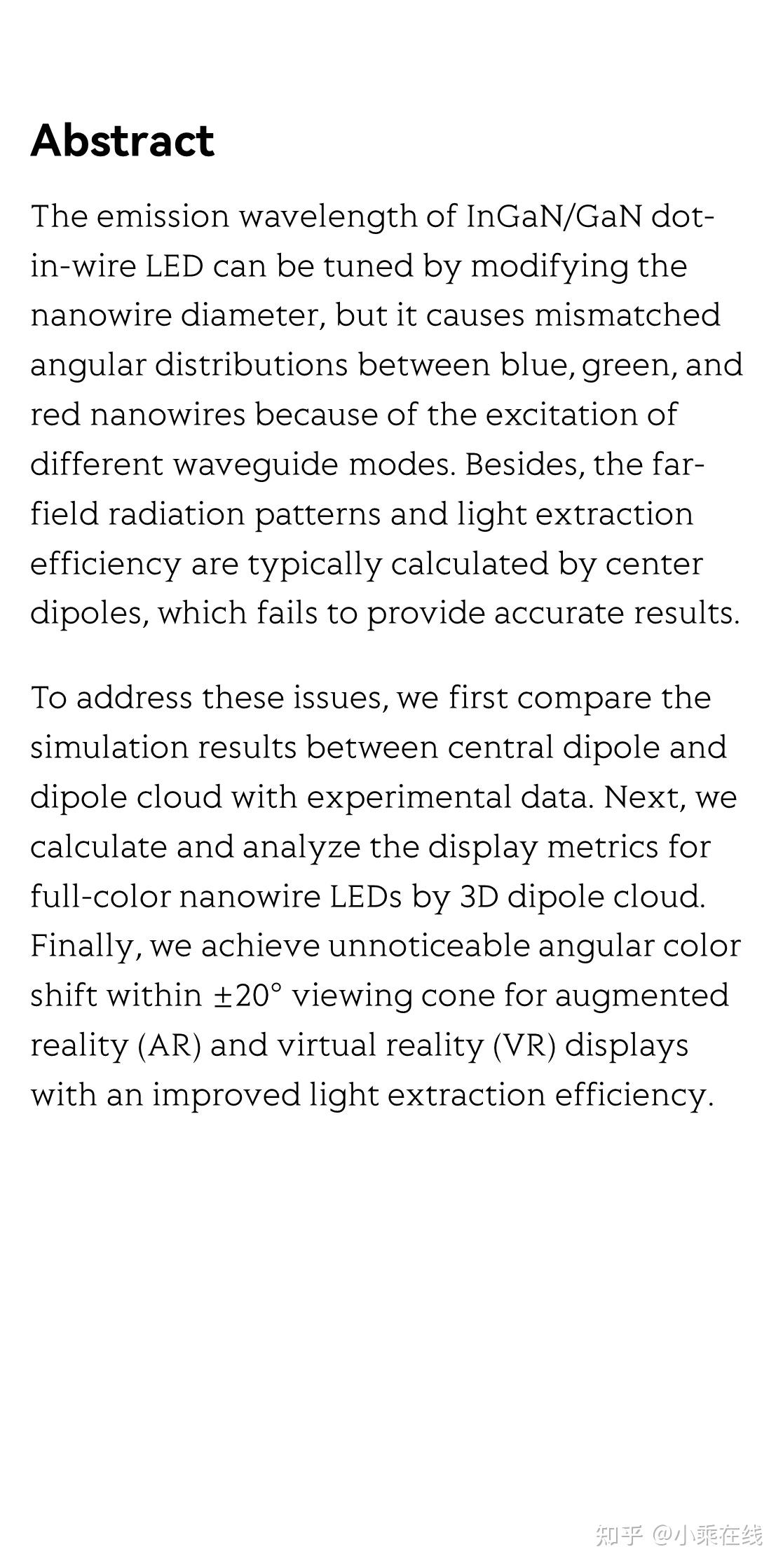Directional high-efficiency nanowire LEDs with reduced angular color ...