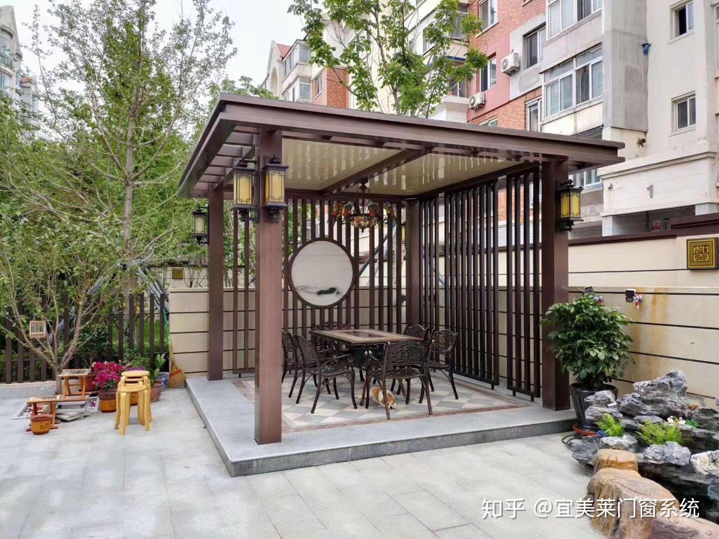 阳光房葡萄架凉亭的应用