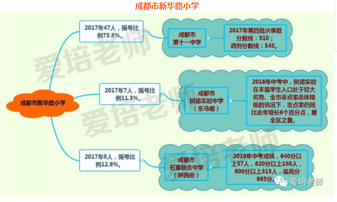 青羊區小升初雙眼井鼓樓小學新華路小學小搖號對應第十一中學樹德實驗