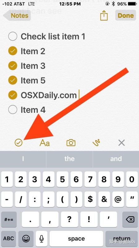 如何在iOS和Mac OS X中向笔记中添加待办清单 - 知乎