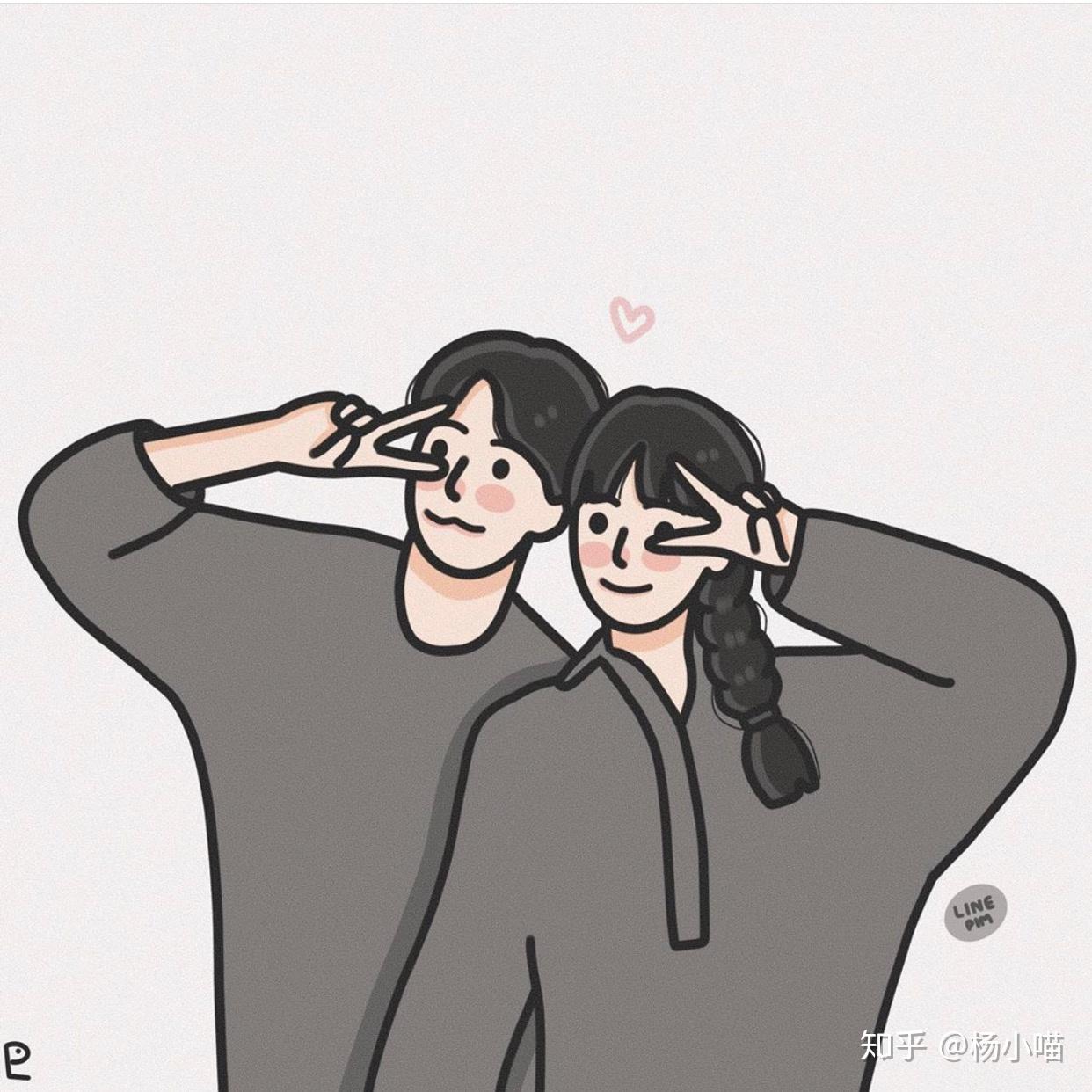 情侣头像冬天很好你若在场